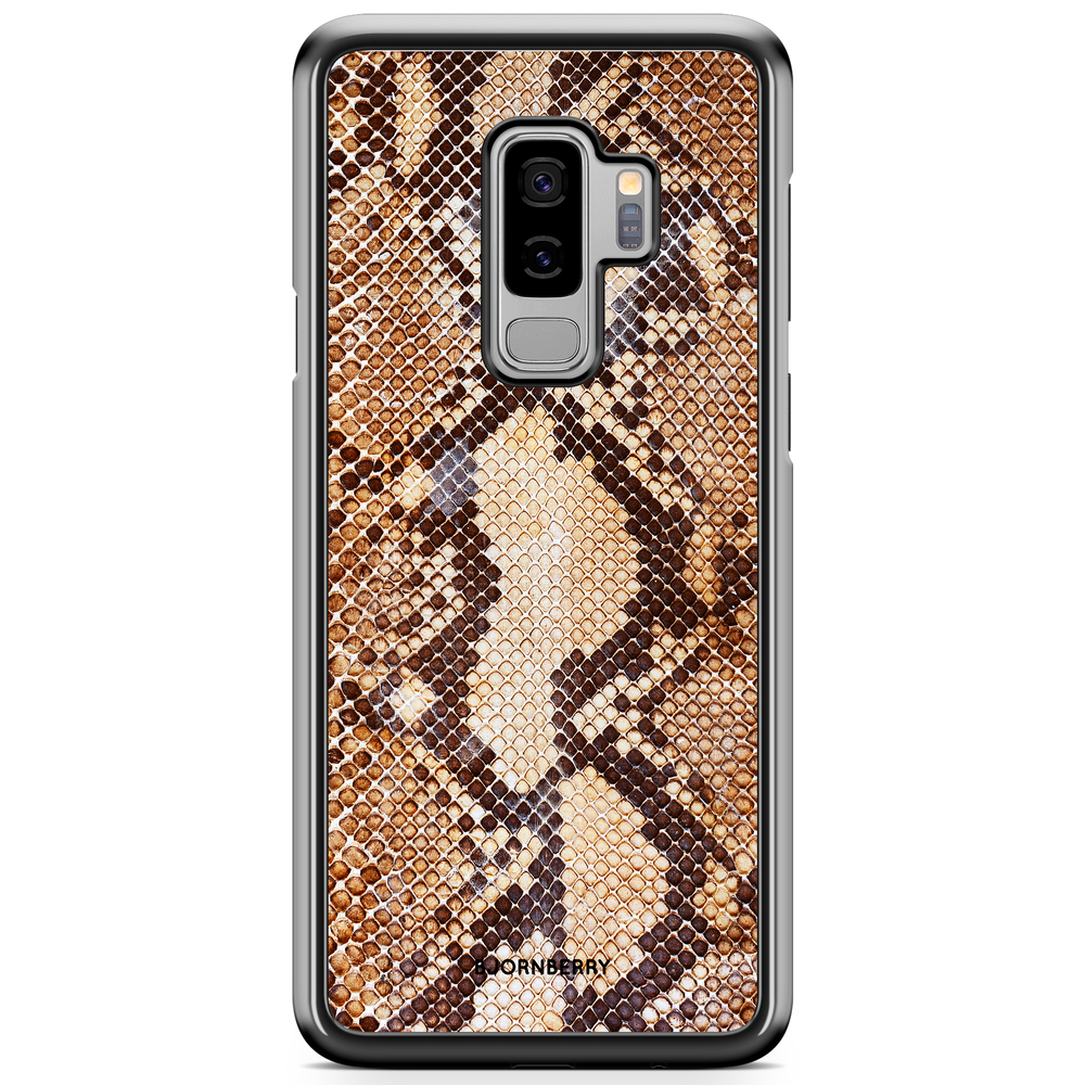 Samsung Galaxy S9 Plus Case - Snakeskin Brown