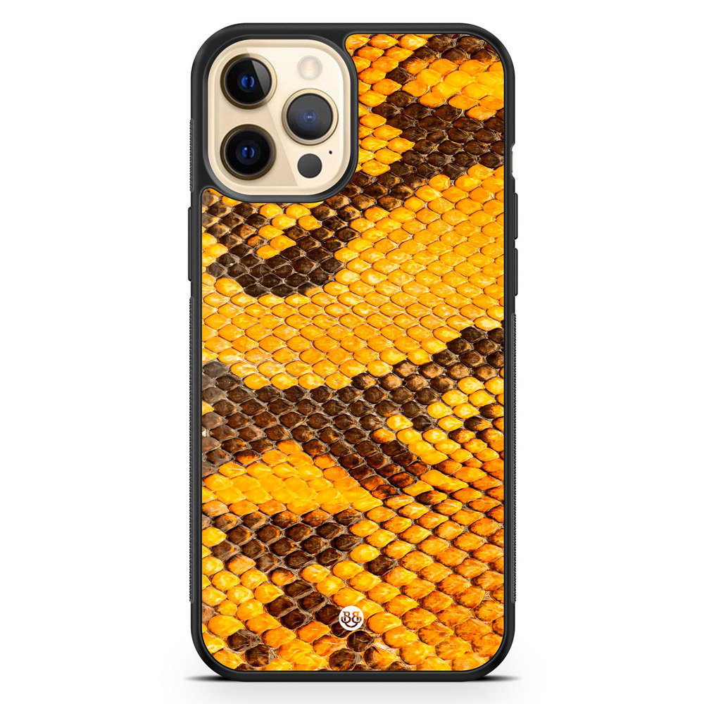 iPhone 12 Pro Max Case - Yellow Snake