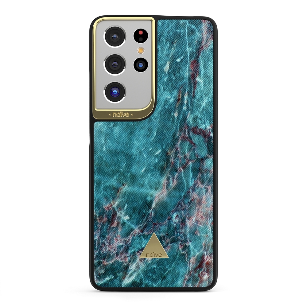 Naive Samsung Galaxy S21 Ultra Case - Icy Marble