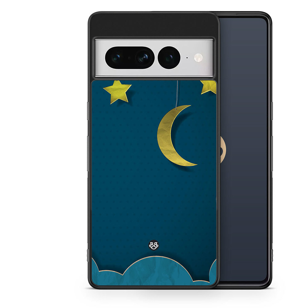 Google Pixel 7 Pro Case - Moon stars