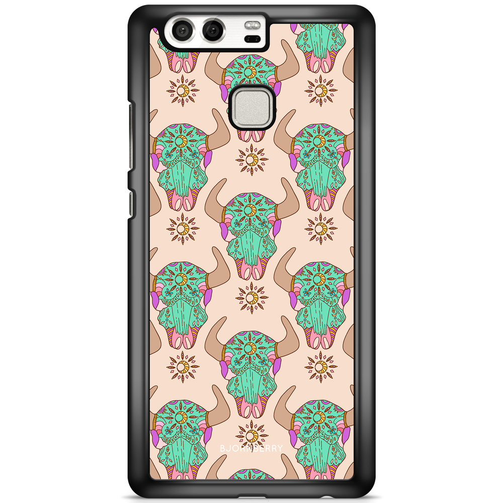 Huawei P9 Case - Beautiful Skulls
