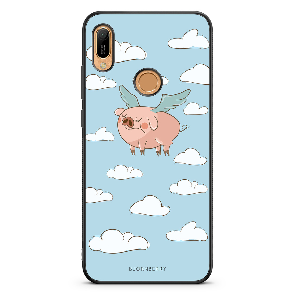Huawei Y6 2019 Case - Flying Pig