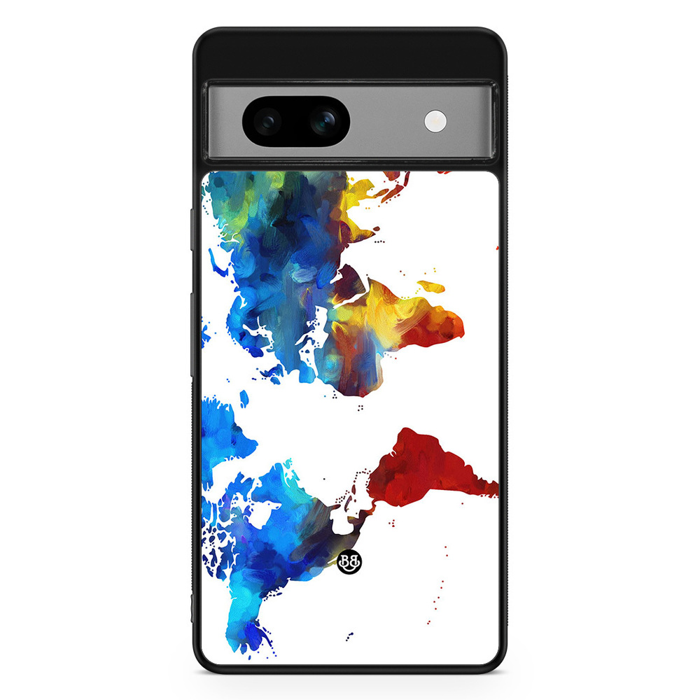 Google Pixel 7a Case - World Map