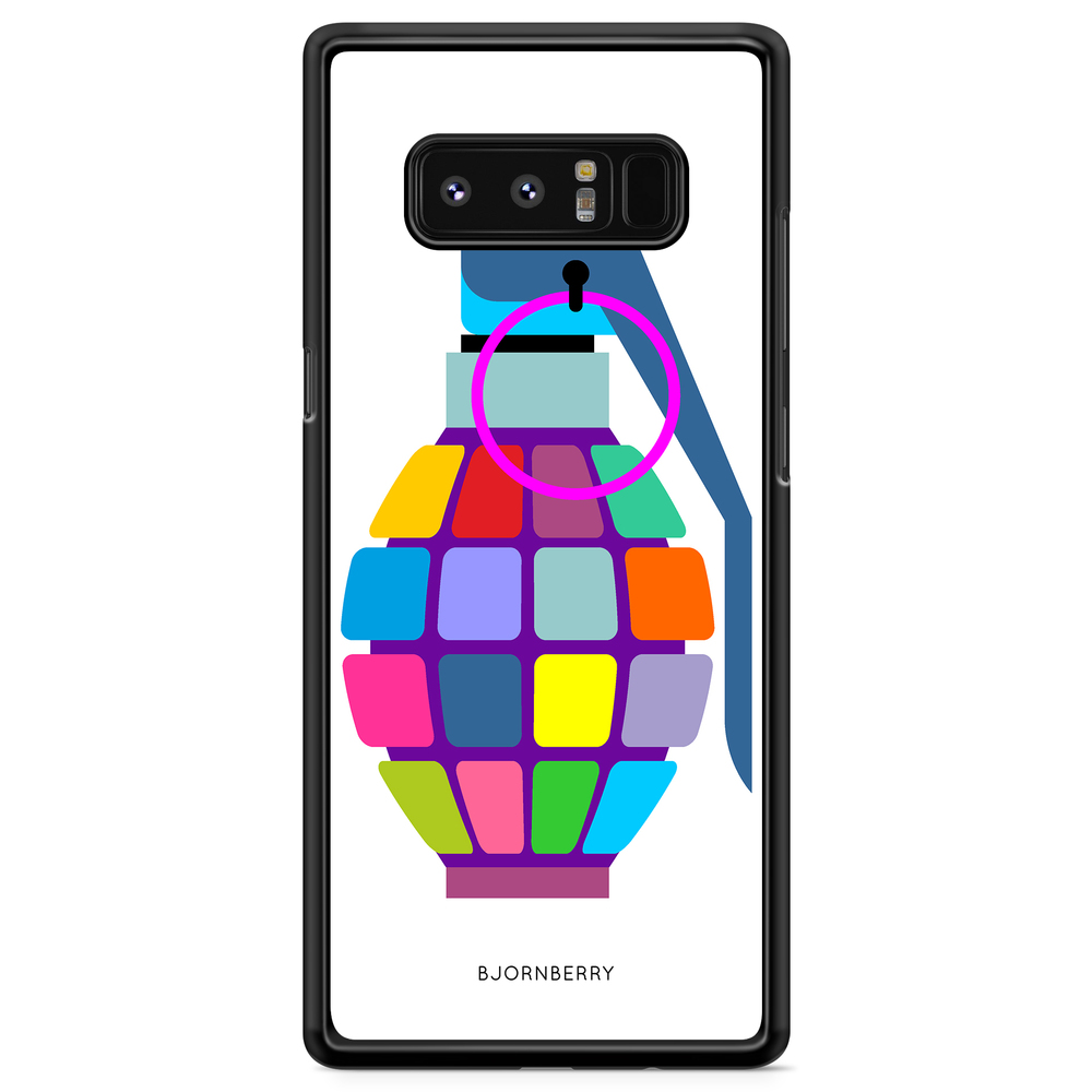 Samsung Galaxy Note 8 Case - Color Hand Granade