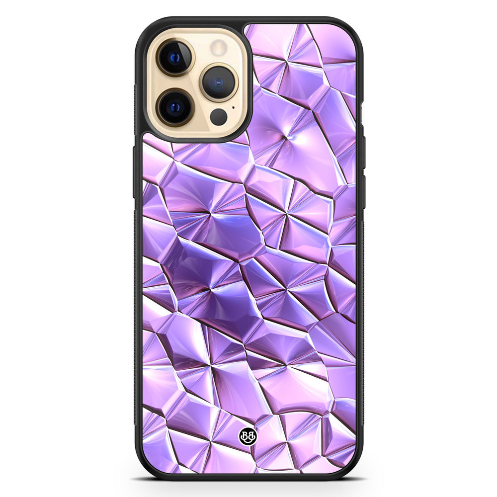 iPhone 12 Pro Max Case - Purple Crystal