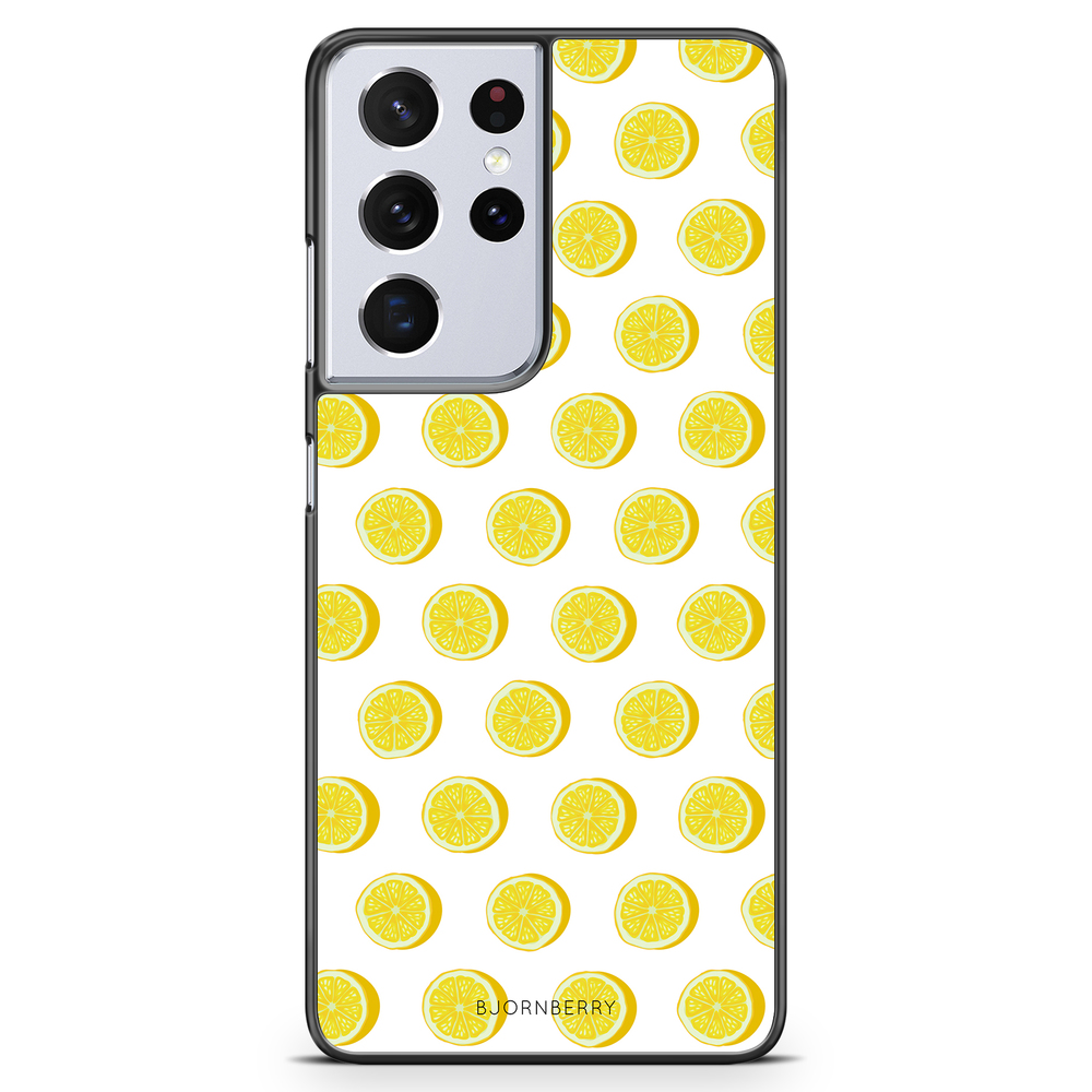 Samsung Galaxy S21 Ultra Case - Lemon Pattern