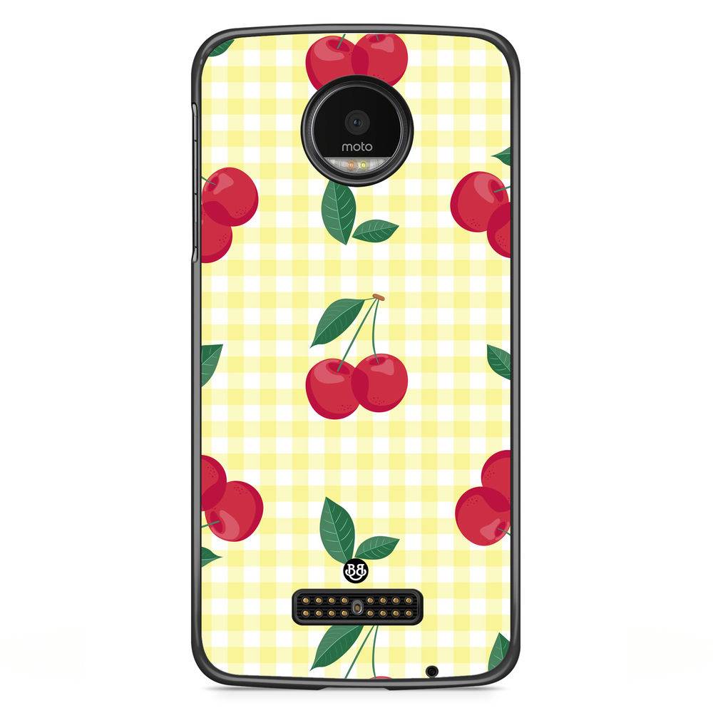 Moto Z2 Play Case - SUMMER GARDEN - Cherry Kiss