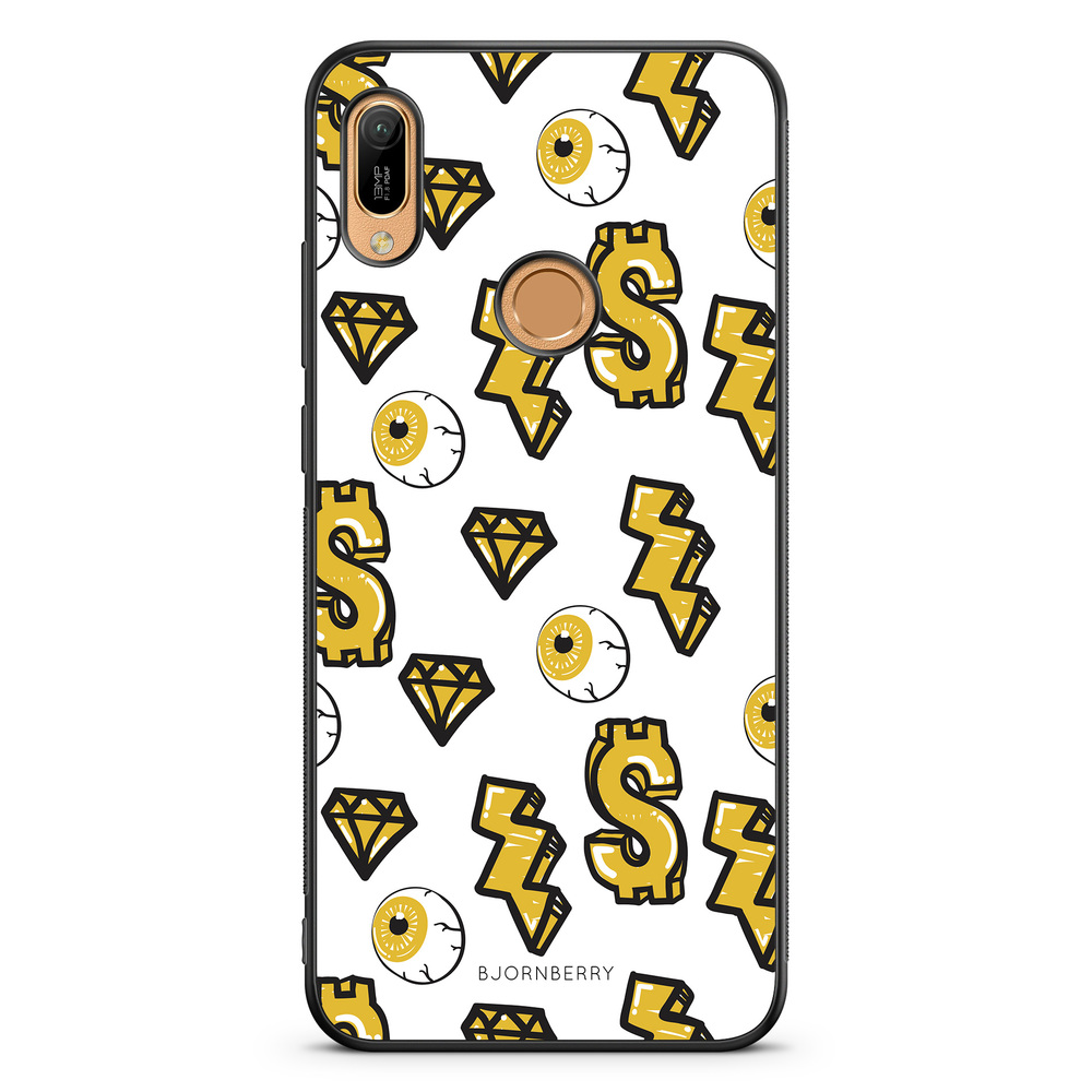 Huawei Y6 2019 Case - Dollar Pattern