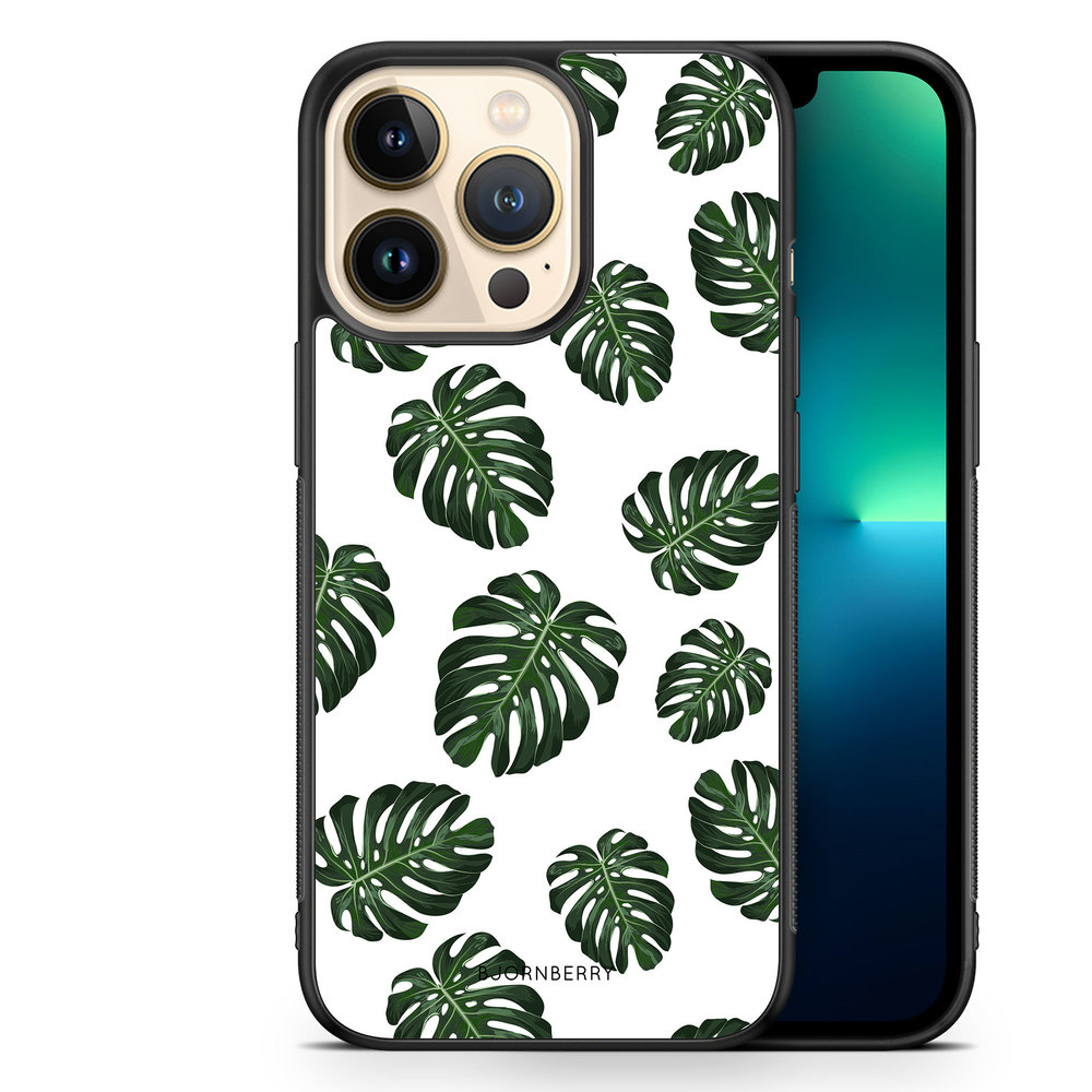 iPhone 13 Pro Case - Monstera Pattern