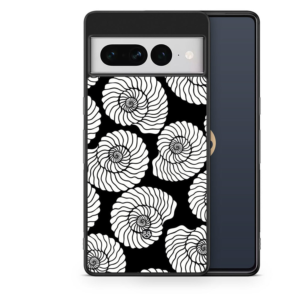 Google Pixel 7 Pro Case - Seashell BW
