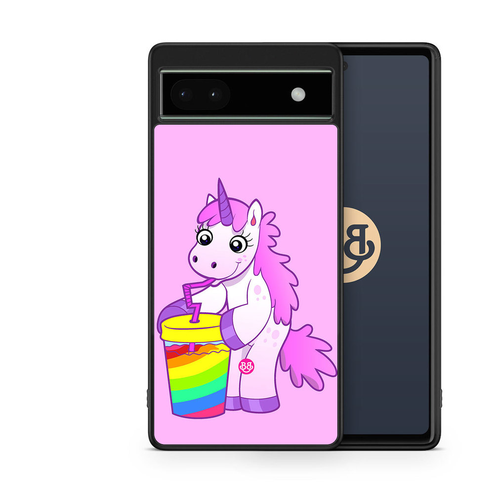 Google Pixel 6a Case - Drinking Unicorn