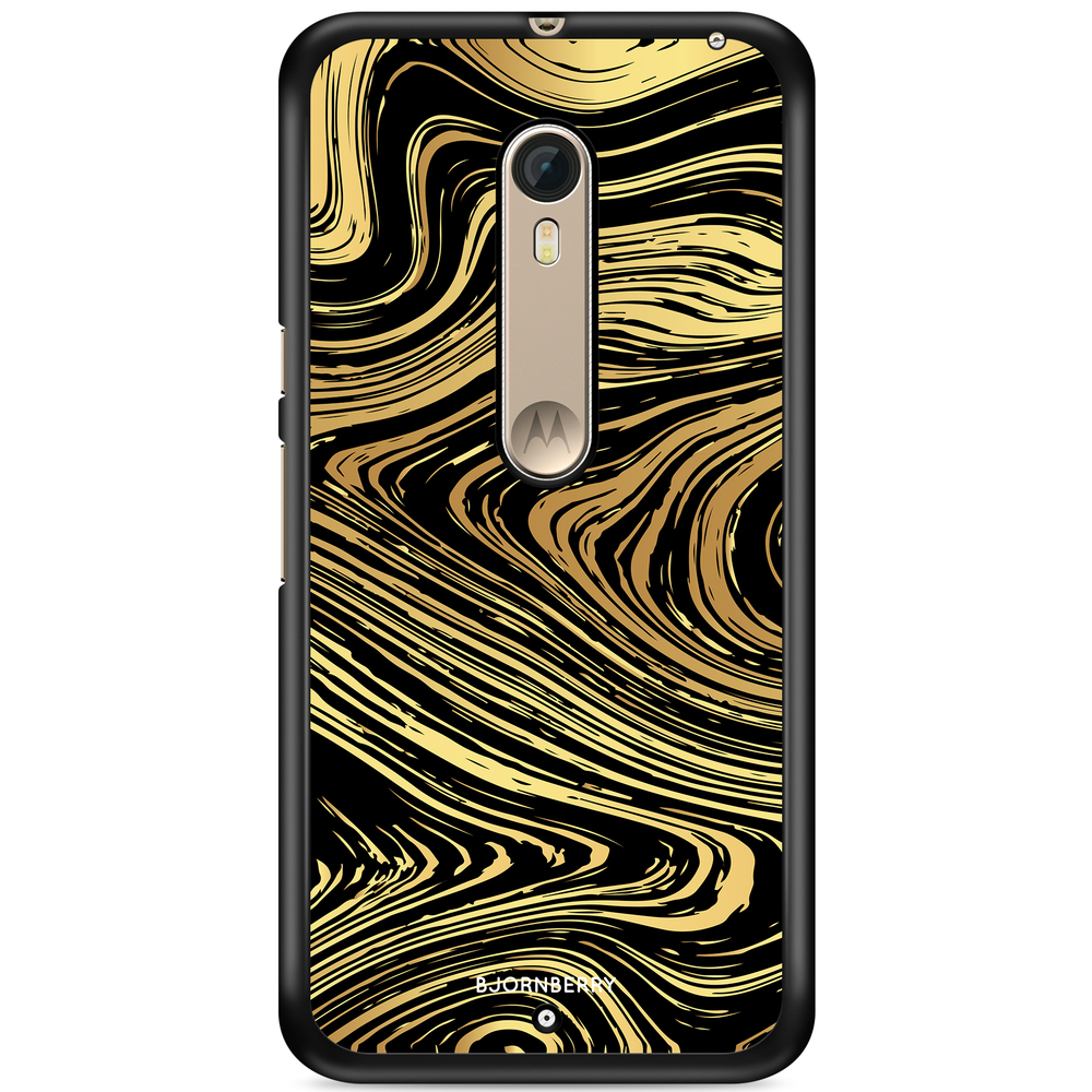 Moto X Style Case - Gold Marble