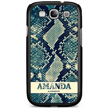 Samsung Galaxy S3 Mini Case Custom - Custom Blue Snake