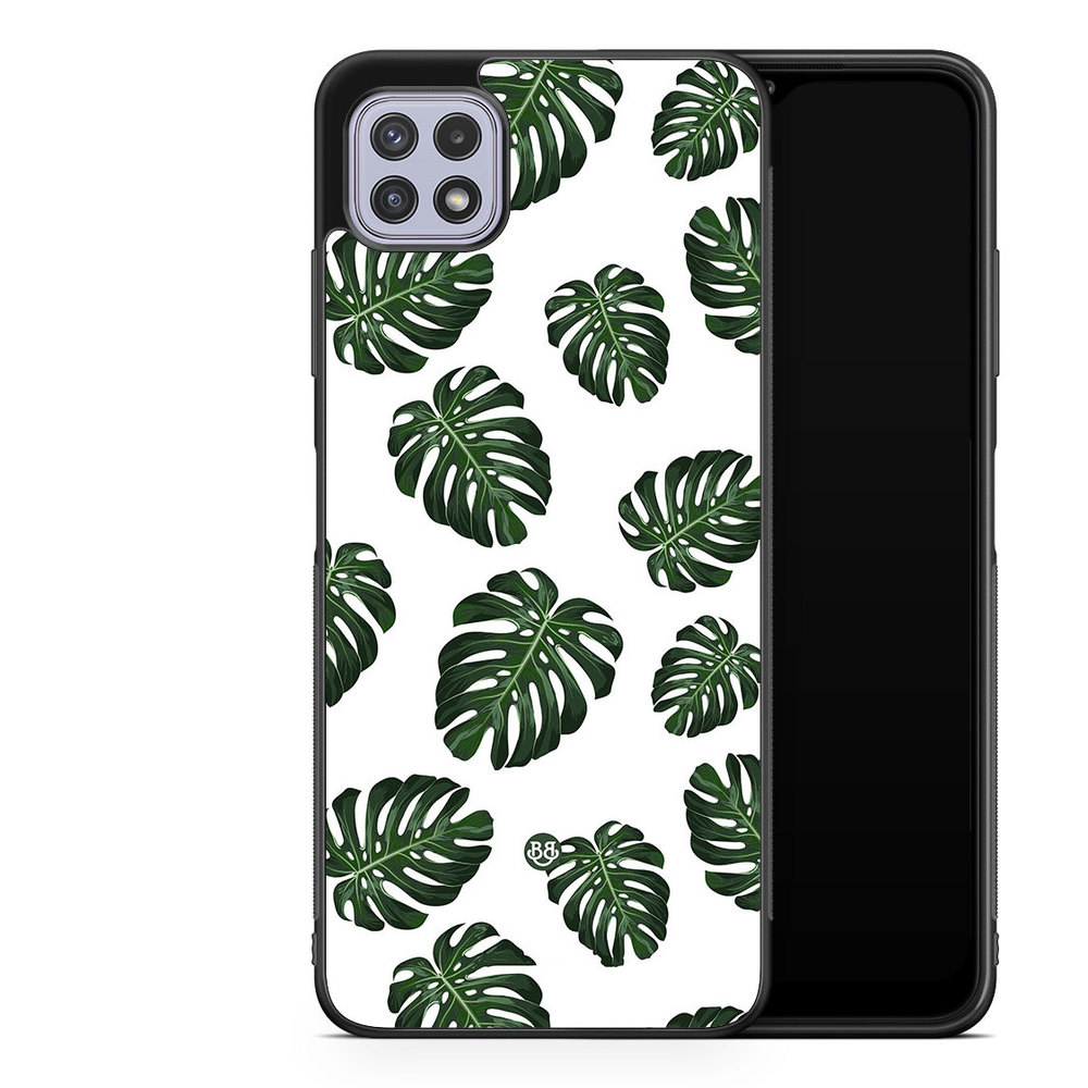 Samsung Galaxy A22 4G Case - Monstera Pattern