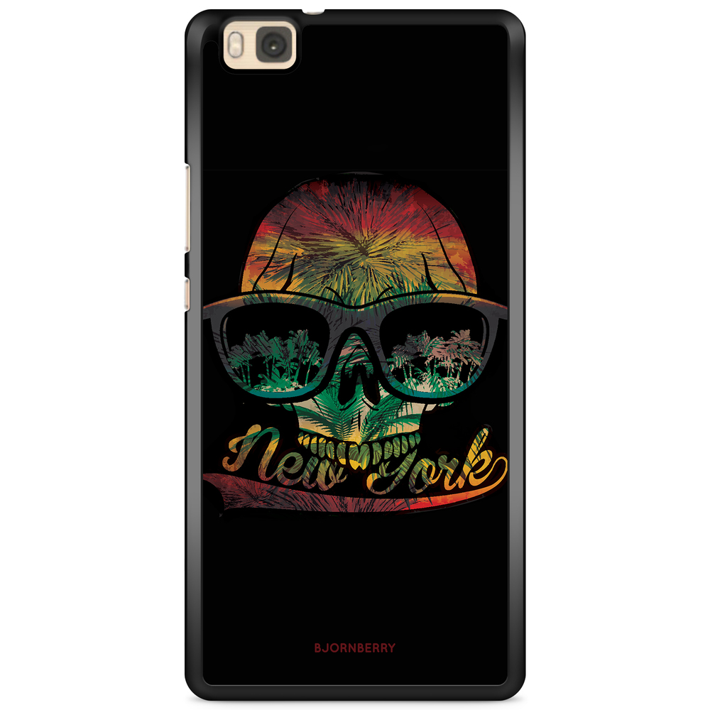 Huawei P8 Lite Case - New York Skull