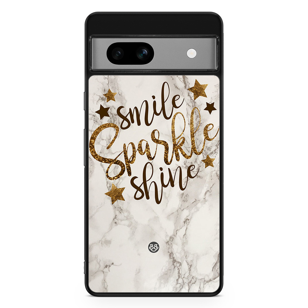 Google Pixel 7a Case - Smile,Sparkle,Shine
