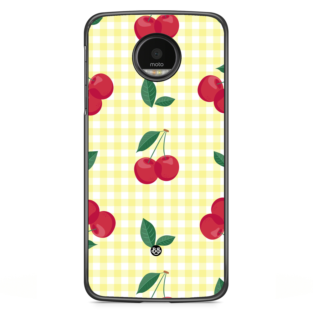 Motorola Moto G5S Plus Skal - SUMMER GARDEN - Cherry Kiss