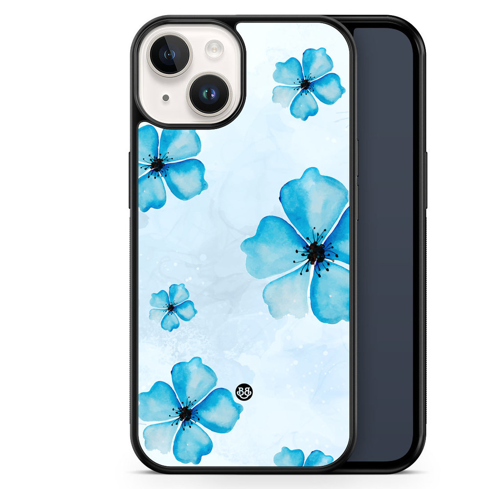 iPhone 14 Case - WILD BLOOM - Blue Bloom