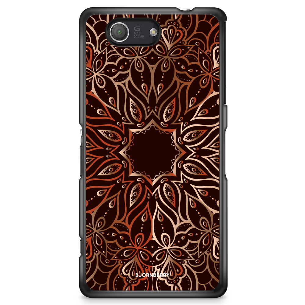 Sony Xperia Z3 Compact Case - Bronze Mandala