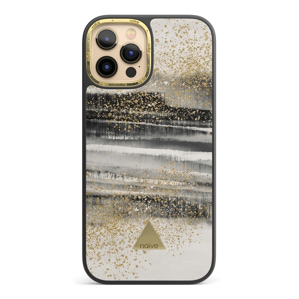Naive iPhone 12 Pro Max Case - Sparkly Tie Dye
