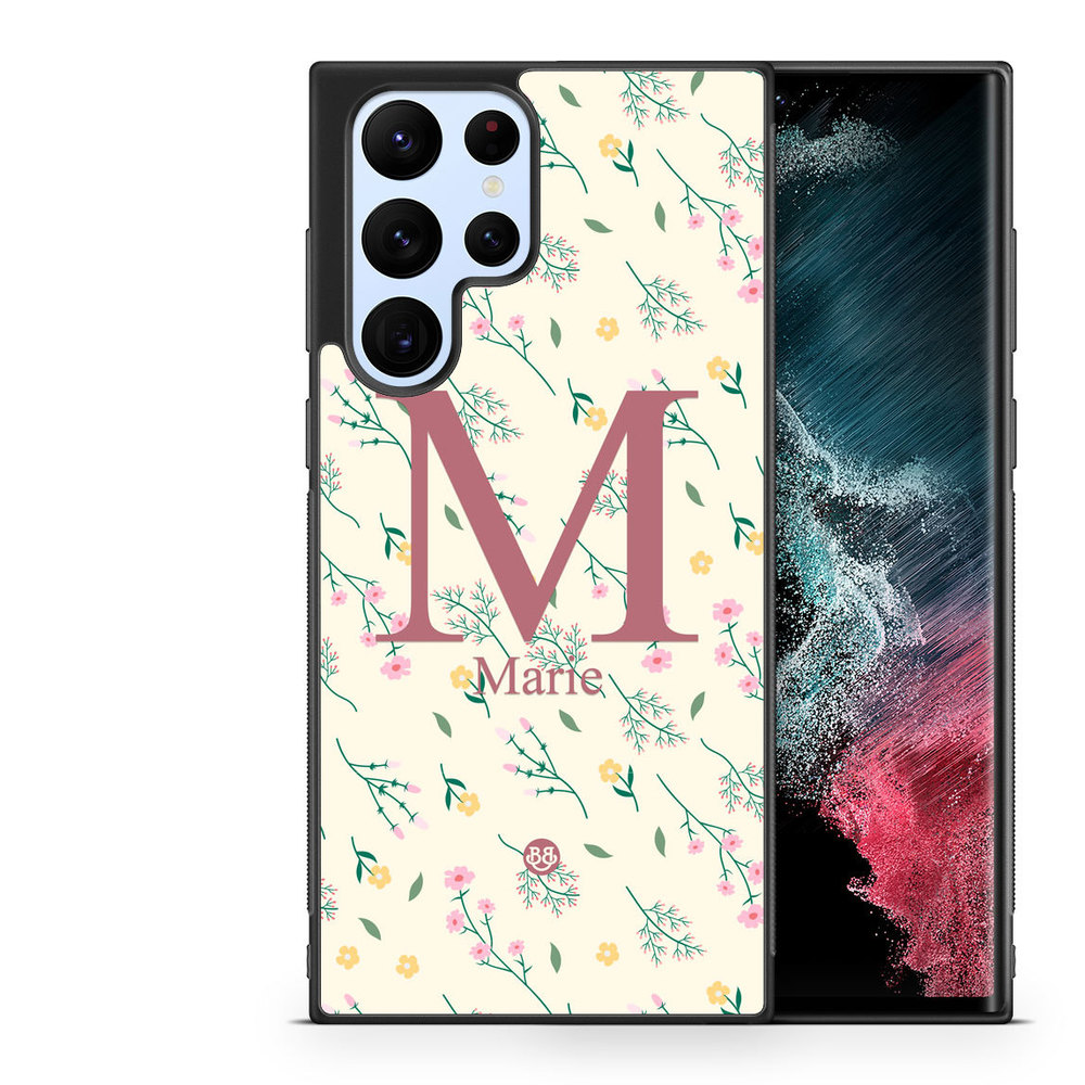 Samsung Galaxy S23 Ultra 5G Custom Case - AWAKEN - Floral Elegance