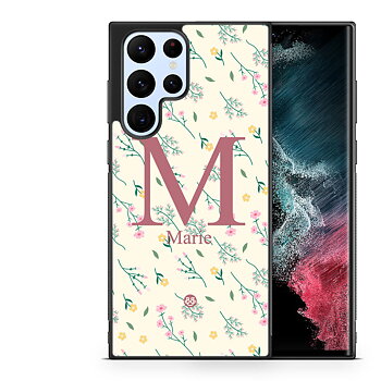 Samsung Galaxy S23 Ultra 5G Custom Case - AWAKEN - Floral Elegance