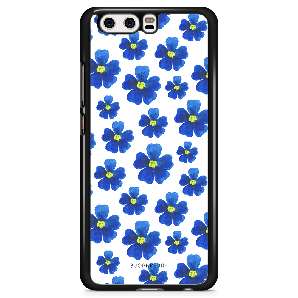Huawei P10 Plus Case - Blue Flowers