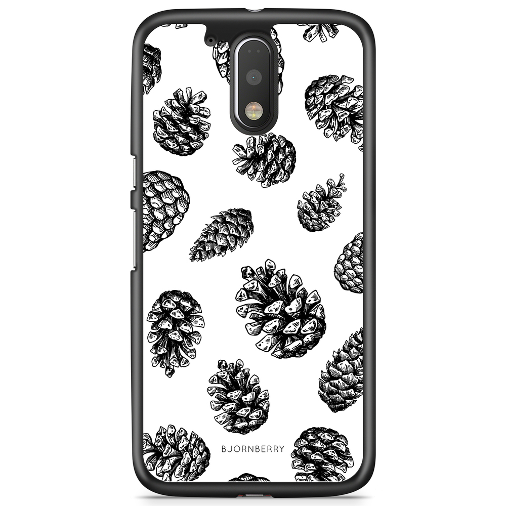 Moto G4/G4 Plus Case - Pine Cone Pattern