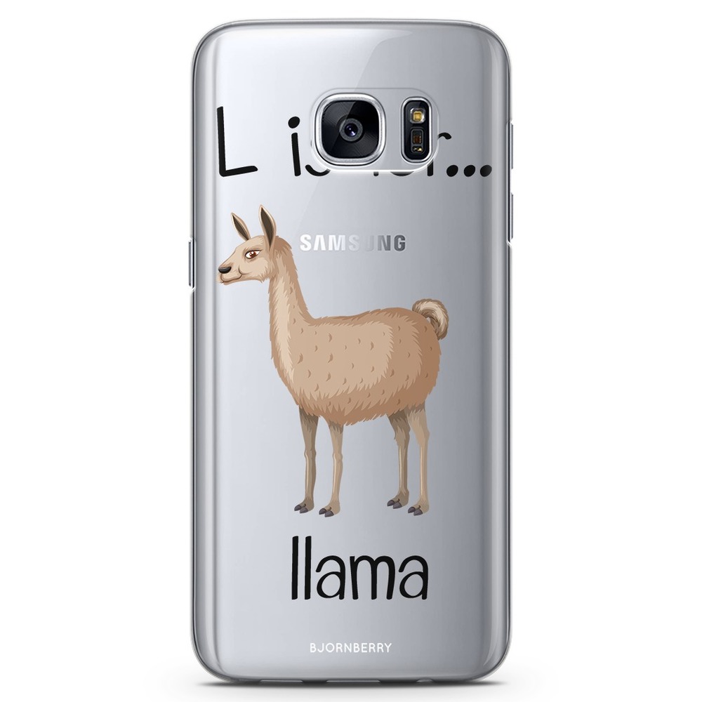 Samsung Galaxy S7 TPU Case - L is for Lama