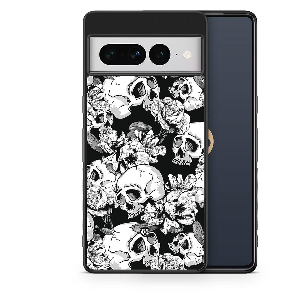Google Pixel 7 Pro Case - Skull & Roses
