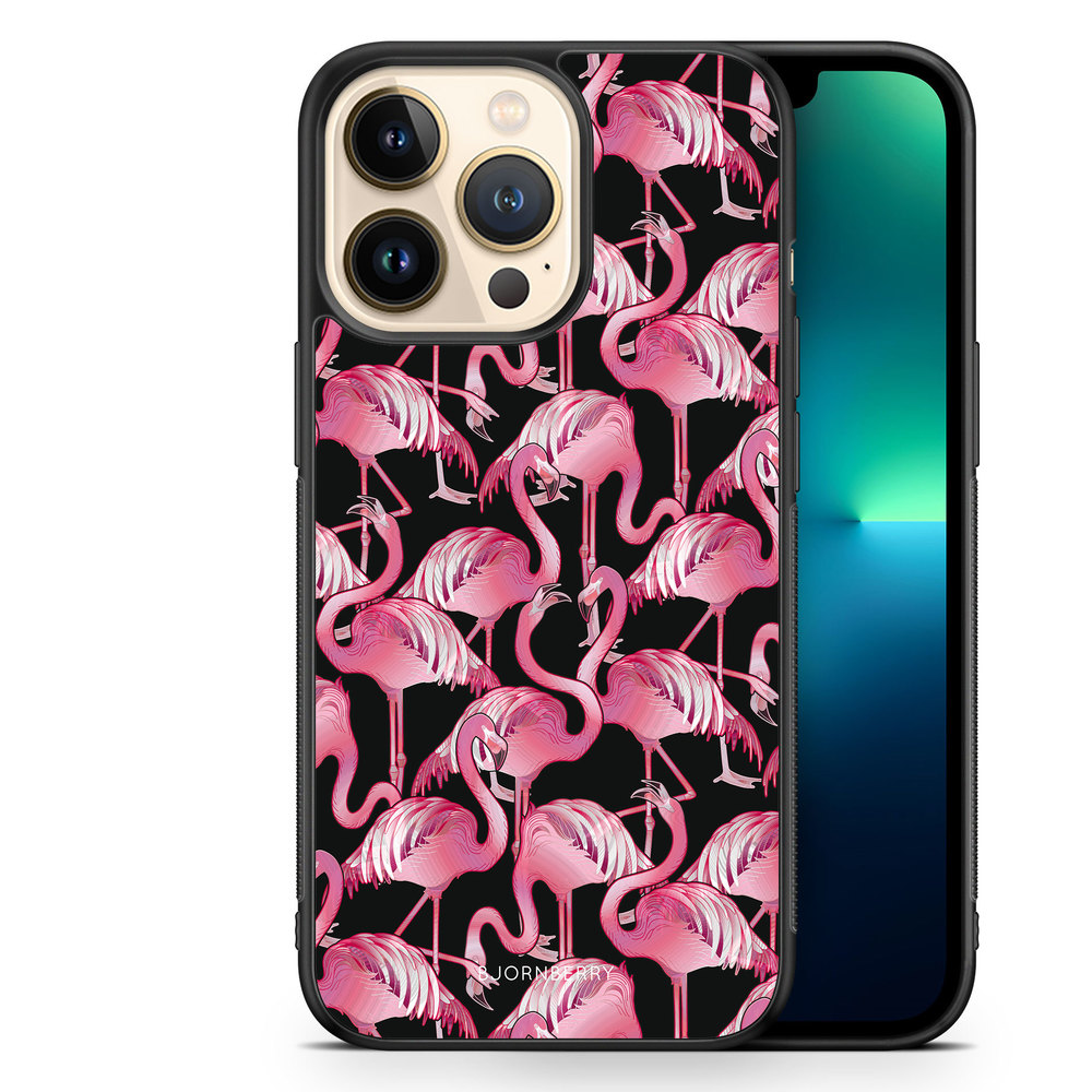 iPhone 13 Pro Case - Flamingos