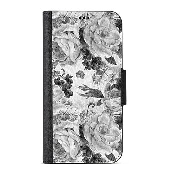 Naive iPhone 6 Plus / 6s Plus Wallet Case- Grey Roses