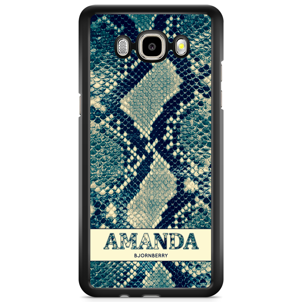 Samsung Galaxy J3 (2016) Case Custom - Custom Blue Snake