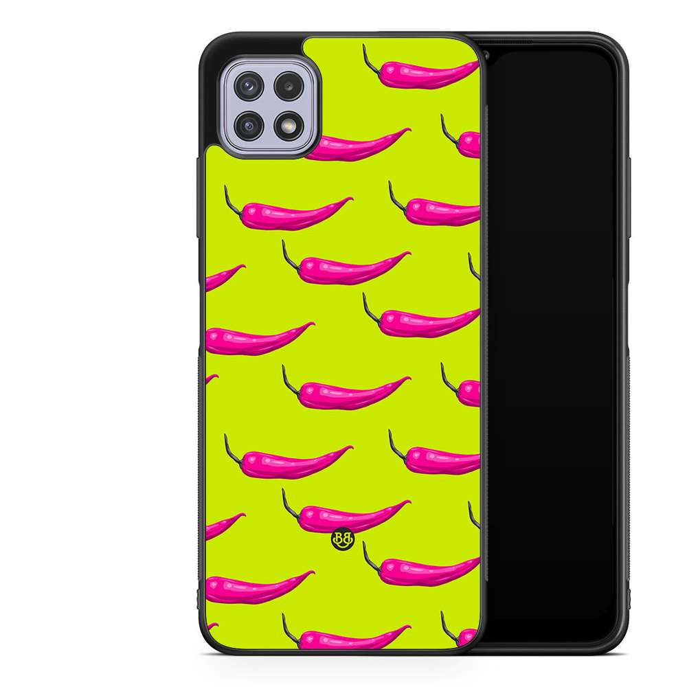 Samsung Galaxy A22 4G Case - Chilli Pattern