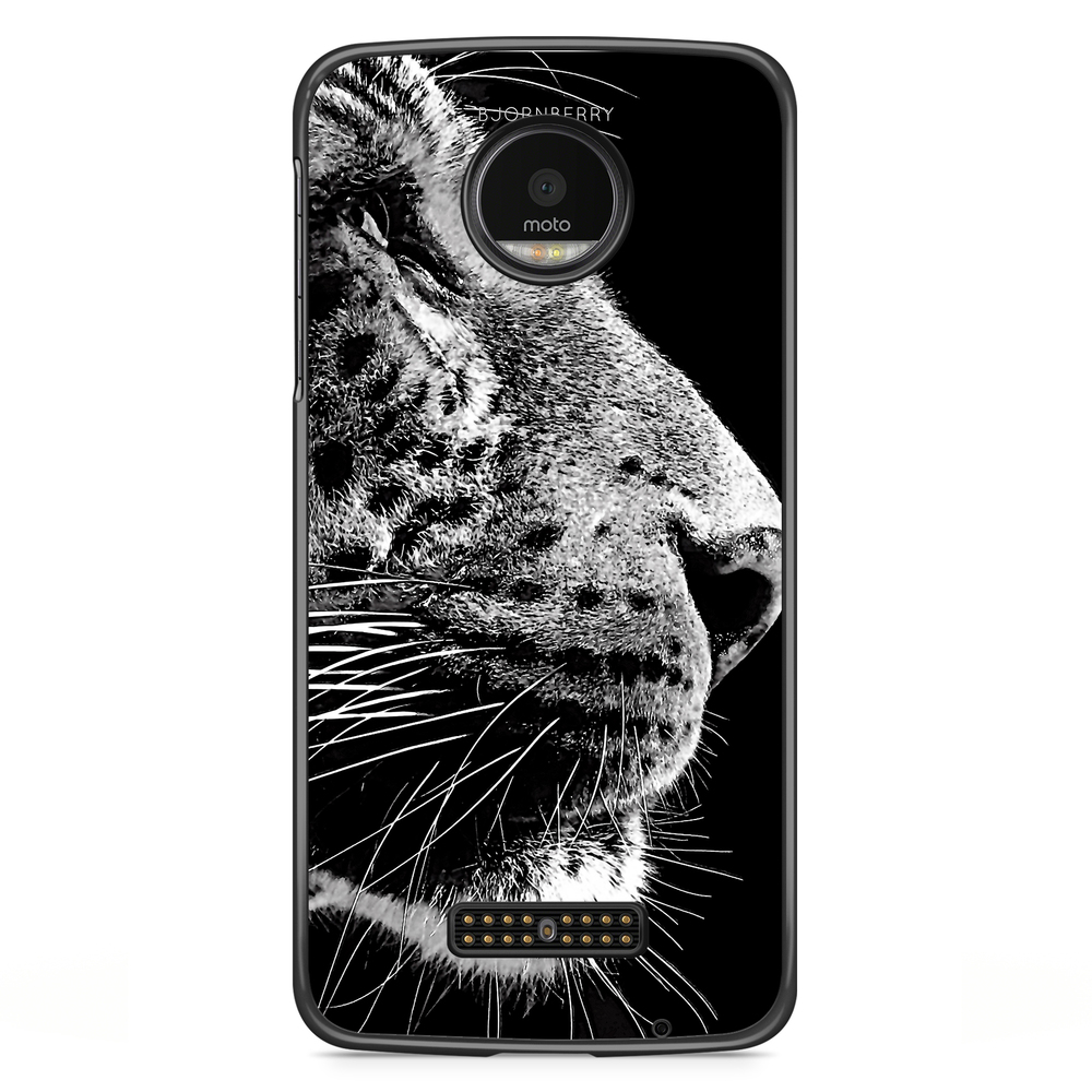 Moto Z2 Play Case - Leopard Face