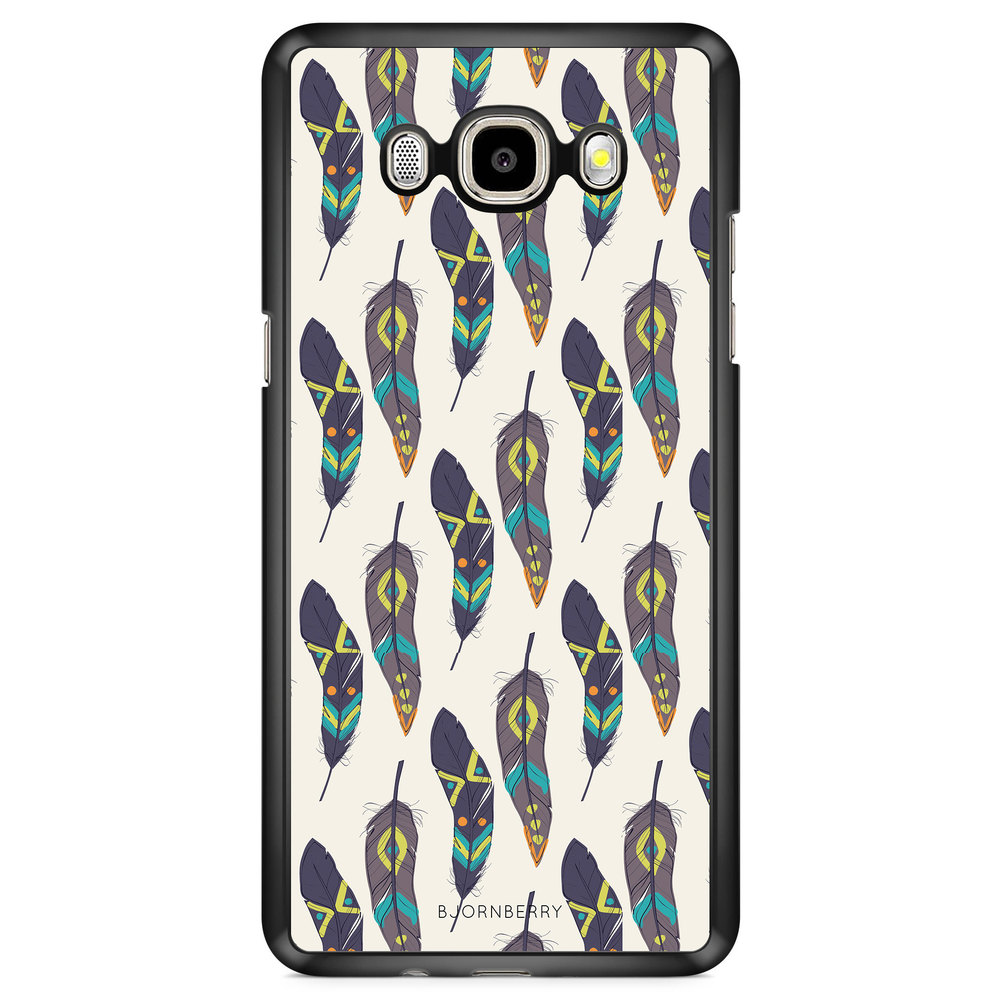 Samsung Galaxy J7 (2016) Case - Ethnic Feathers