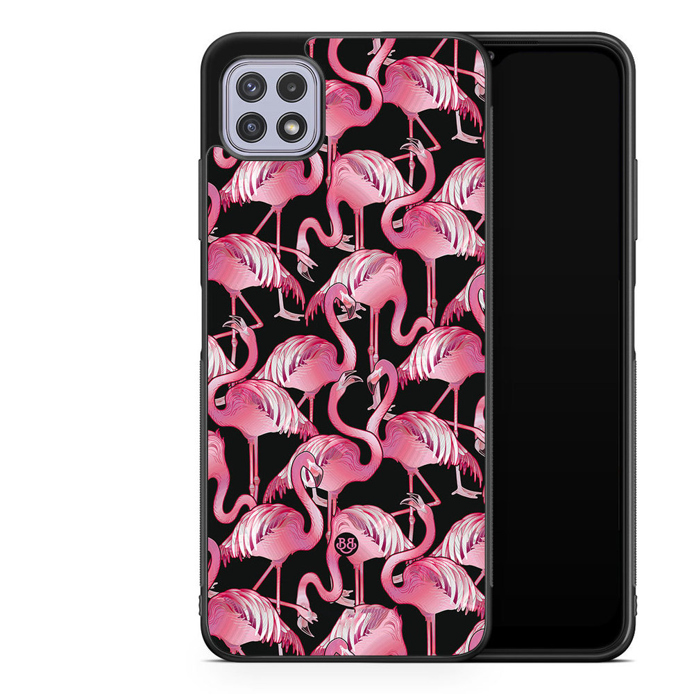 Samsung Galaxy A22 4G Case - Flamingos
