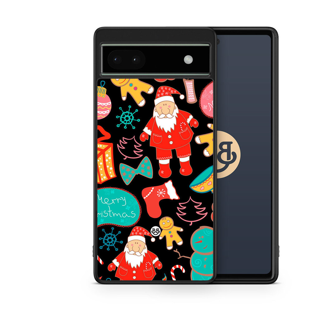 Google Pixel 6a Case - Christmas Pattern