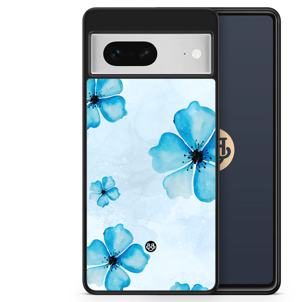 Google Pixel 7 Case - WILD BLOOM - Blue Bloom