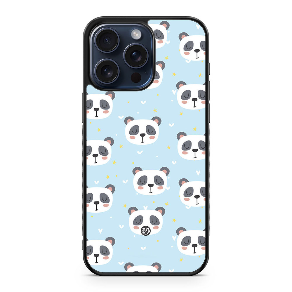 iPhone 15 Pro Max Case - Panda Pattern