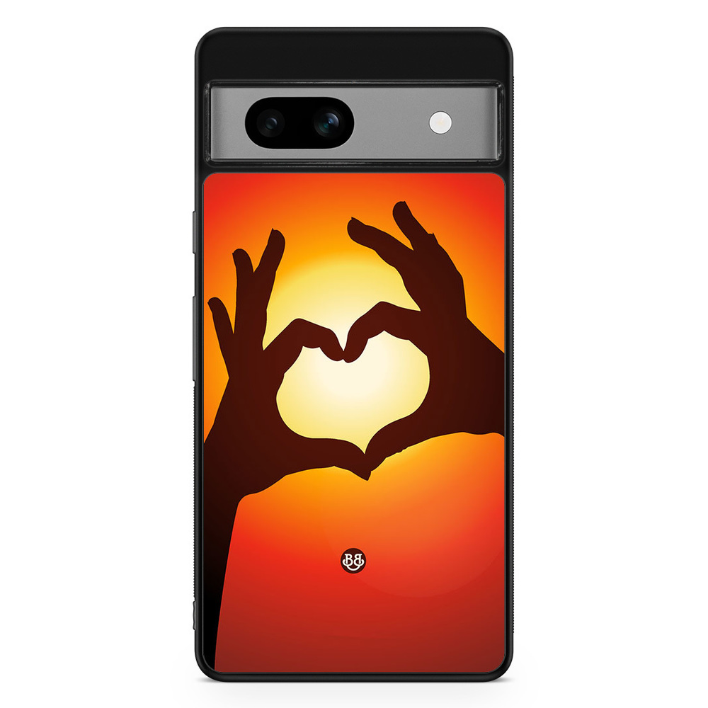 Google Pixel 7a Case - Hands Heart