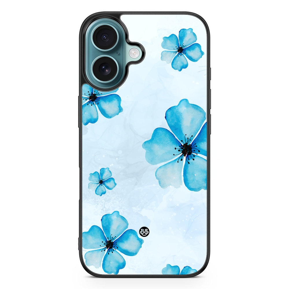 iPhone 16 Case - WILD BLOOM - Blue Bloom