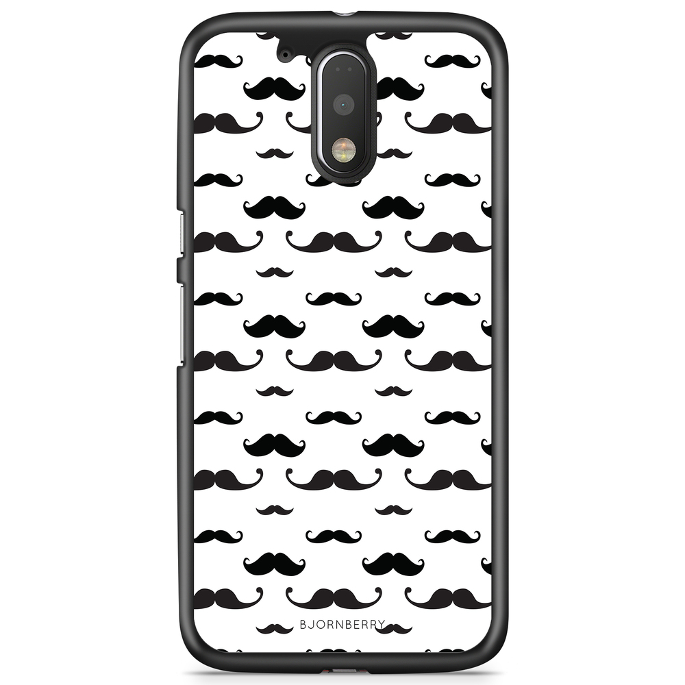 Moto G4/G4 Plus Case - Mustache Pattern