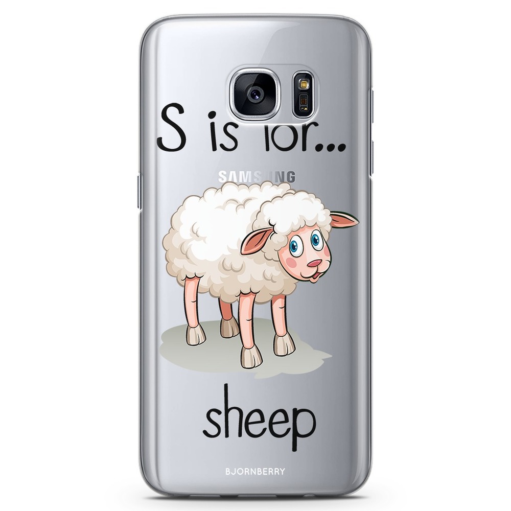 Samsung Galaxy S7 TPU Case - S is for Sheep