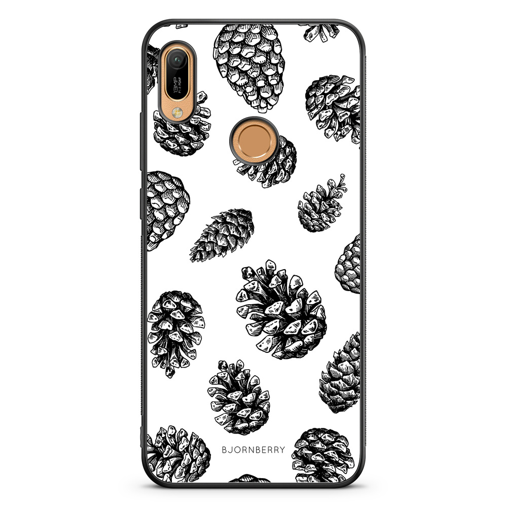 Huawei Y6 2019 Case - Pine Cone Pattern