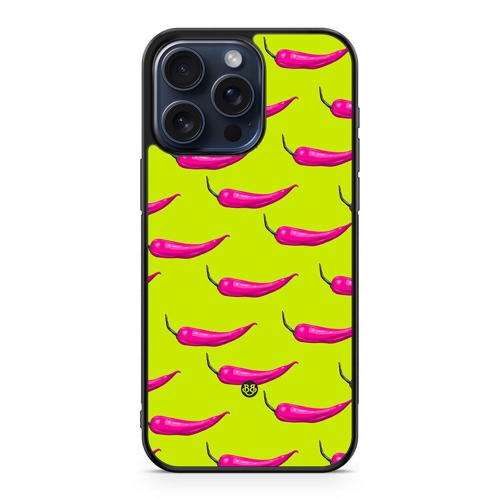 iPhone 15 Pro Max Case - Chilli Pattern