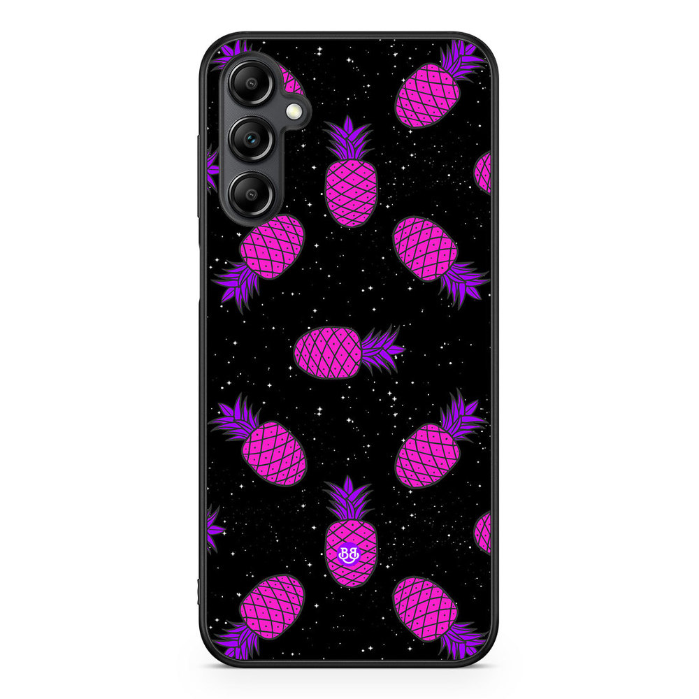 Samsung Galaxy A14 4G/5G Case - Space Pineapple