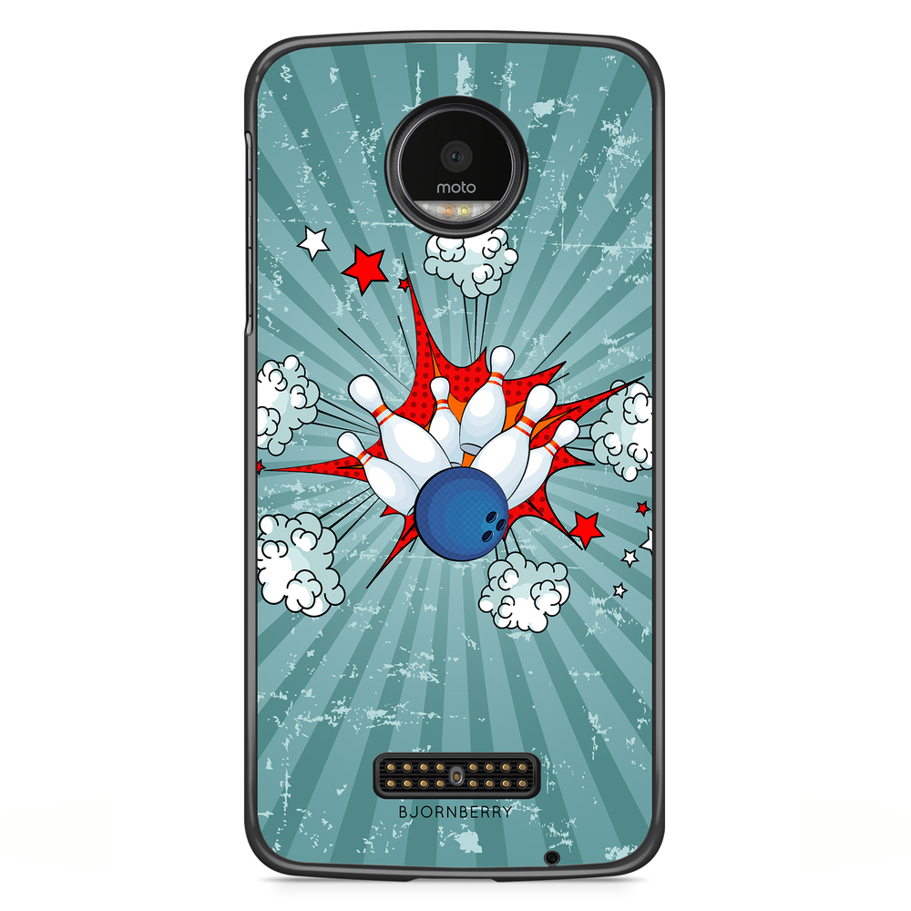 Moto Z2 Play Case - Bowling Strike