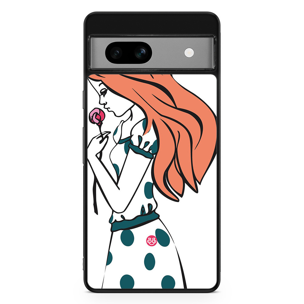 Google Pixel 7a Case - Girl Rose