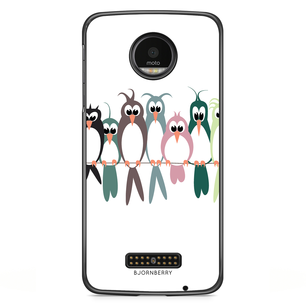 Moto Z2 Play Case - Birds on a string